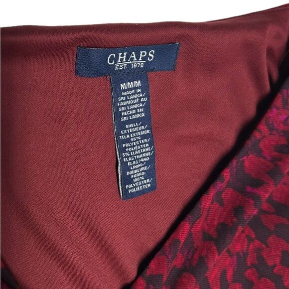 Chaps Purple and Black Mini Dress - Picture 4 of 6